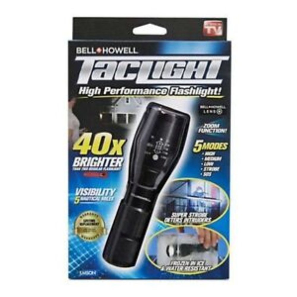 Taclight As Seen On TV - Super Bright, Frozen in Ice & Heat Resistant Flashlig